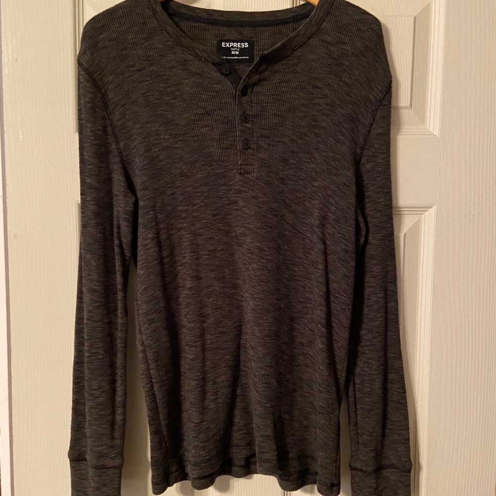 Express Henley Long Sleeve